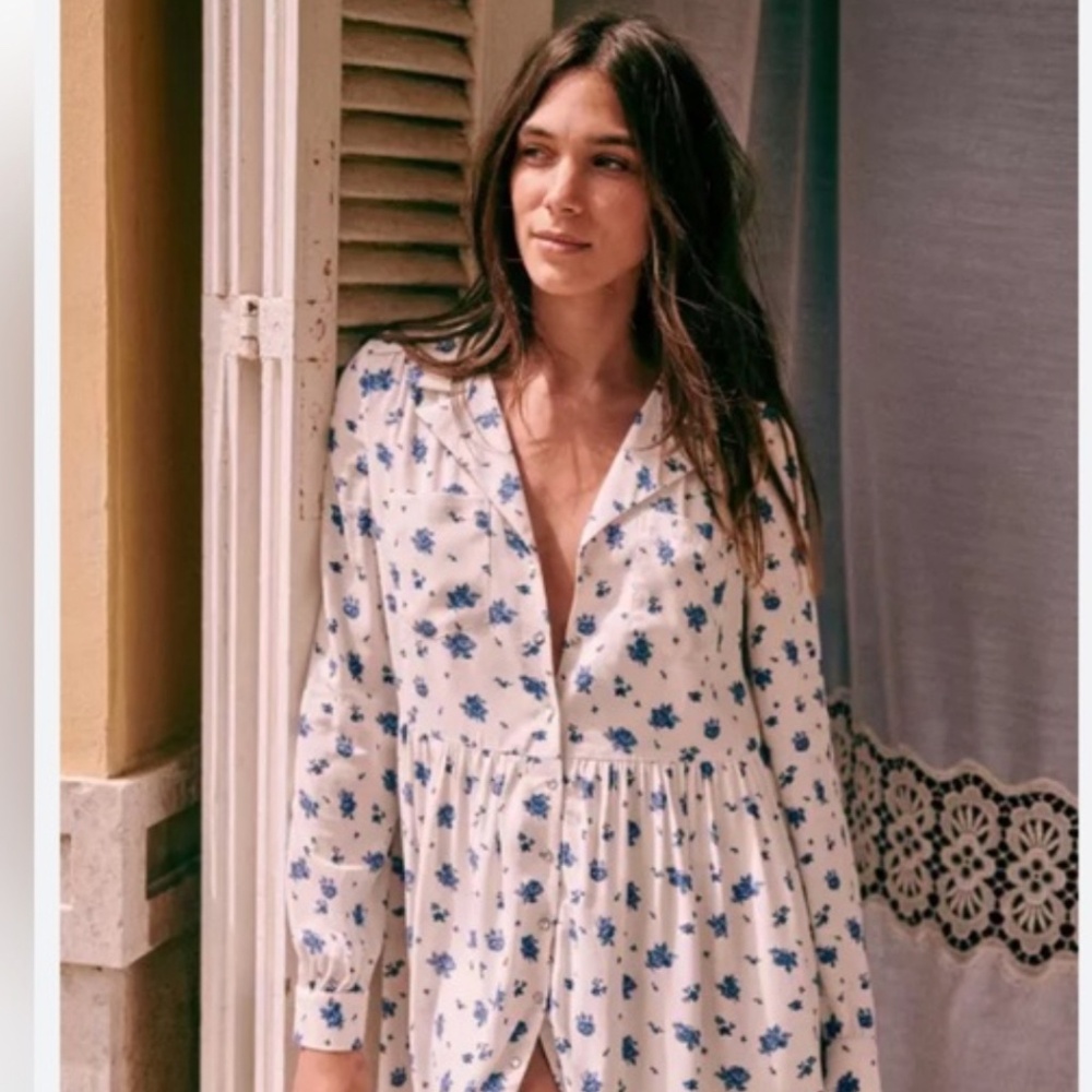 Sezane Floral Dress